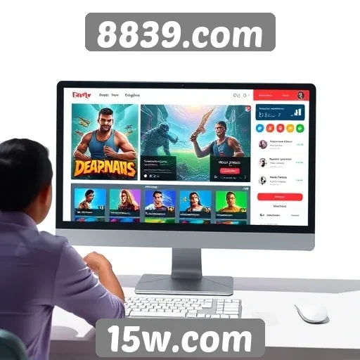 Análise da interface do usuário do 8839.com